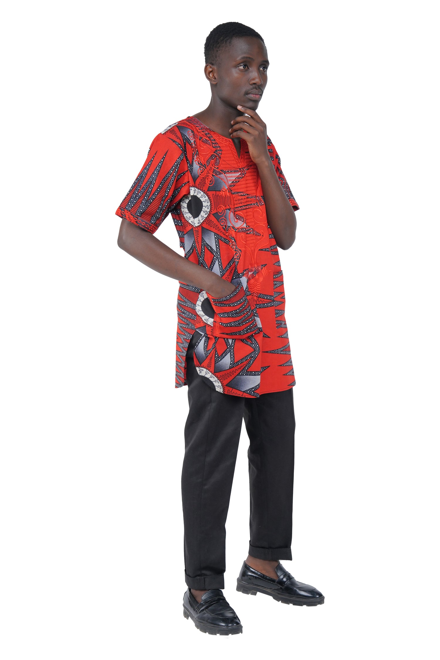 African Embroidered Men&