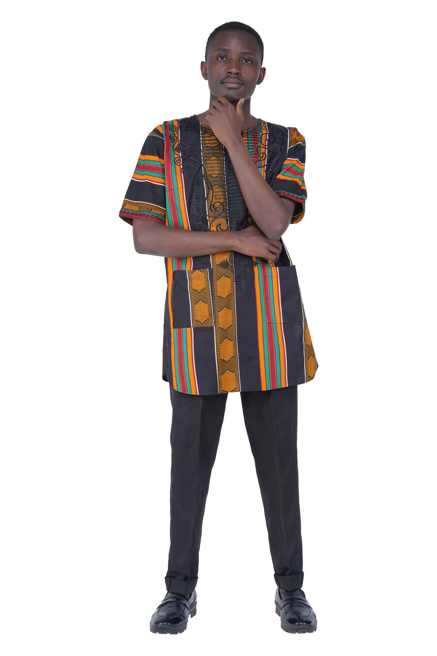 African Embroidered Men&