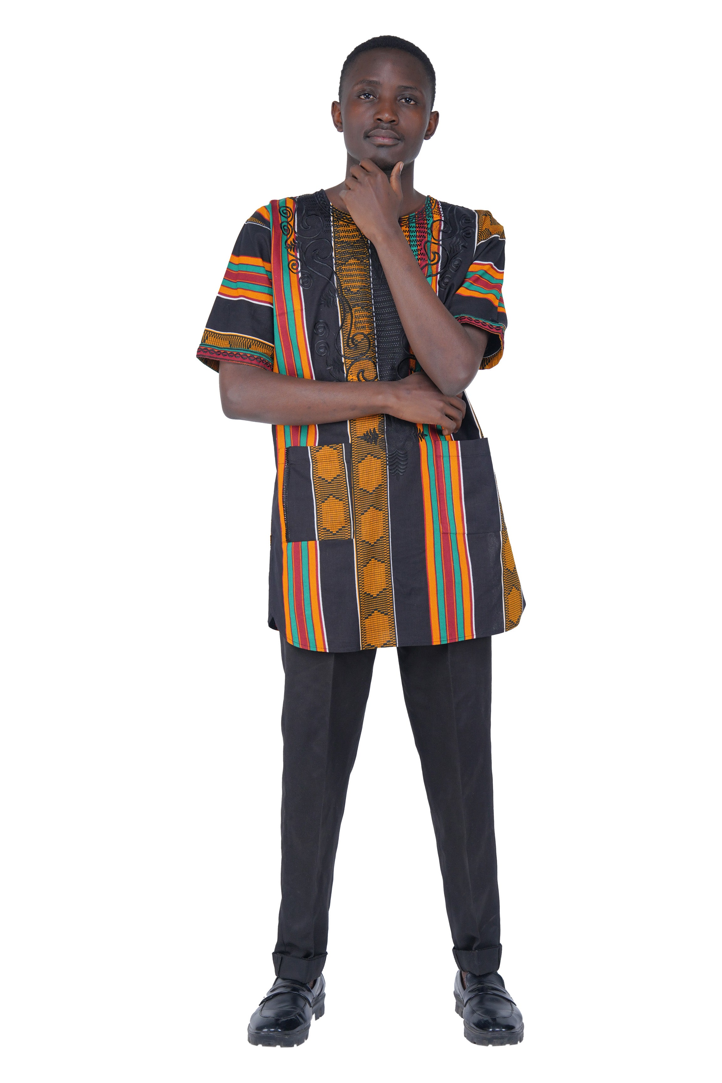 African Embroidered Men&