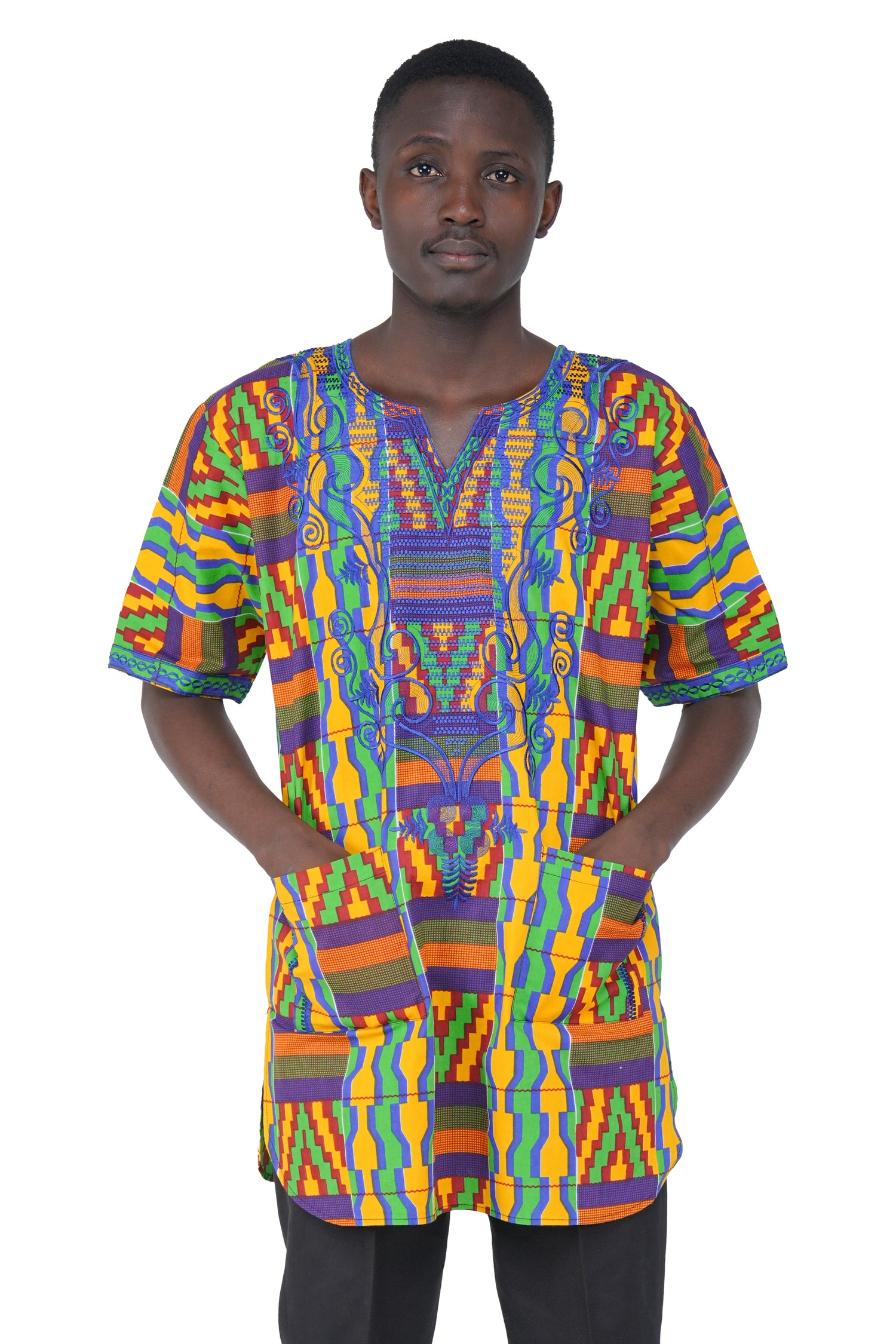 African Embroidered Men&