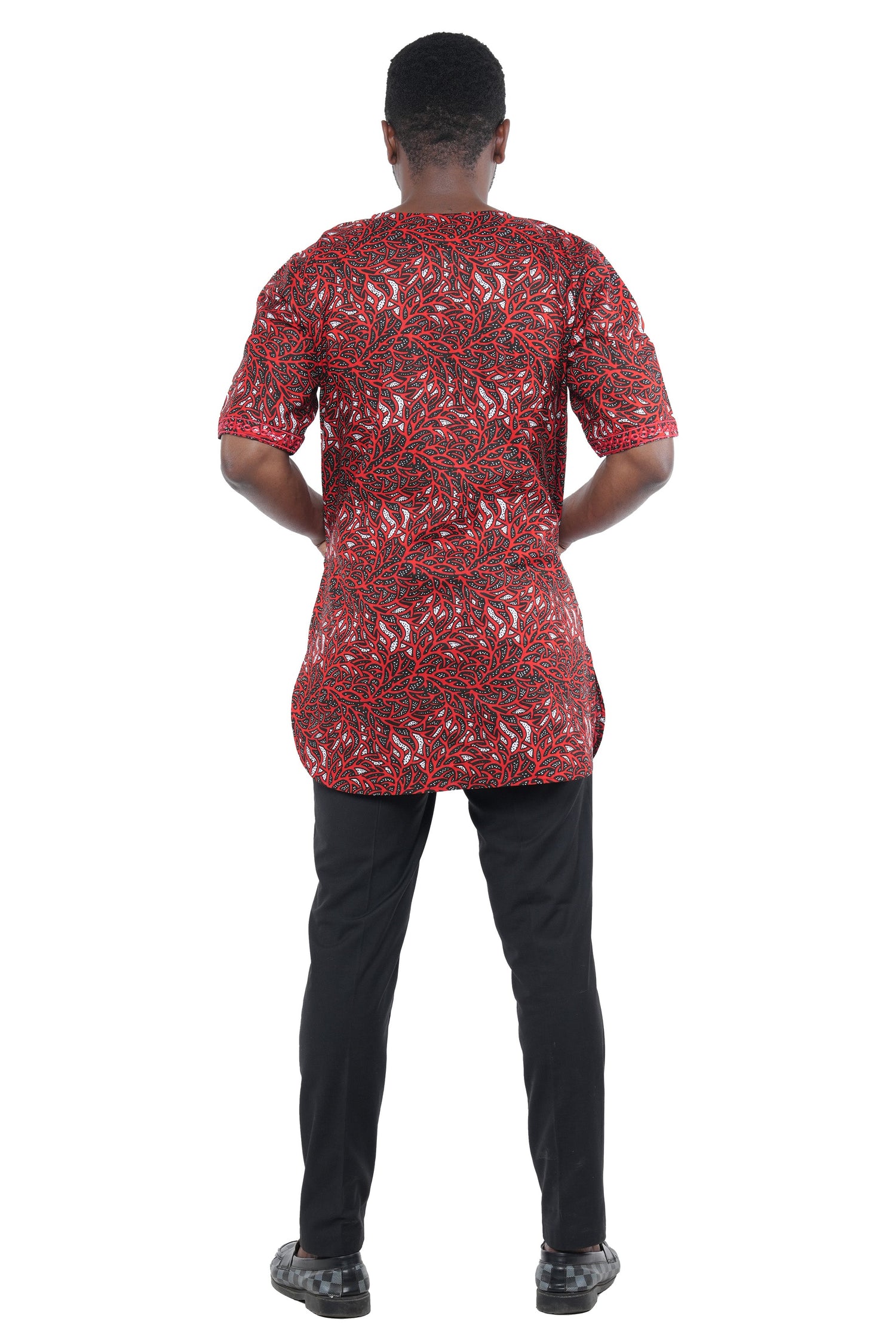 Handcrafted African embroidered men&