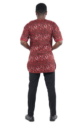 Handcrafted African embroidered men&