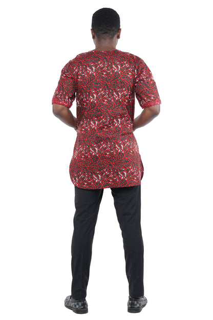 Handcrafted African embroidered men&