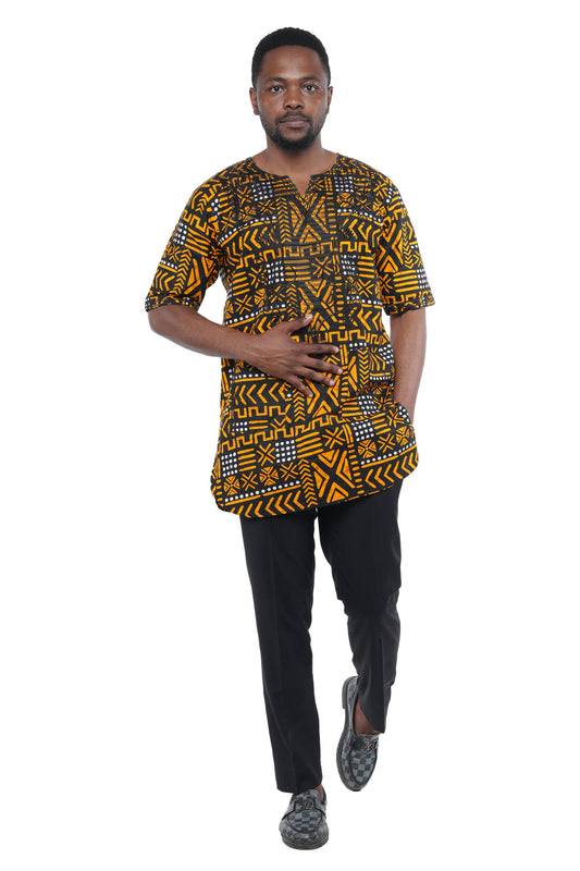 African Embroidered Dashiki Shirt