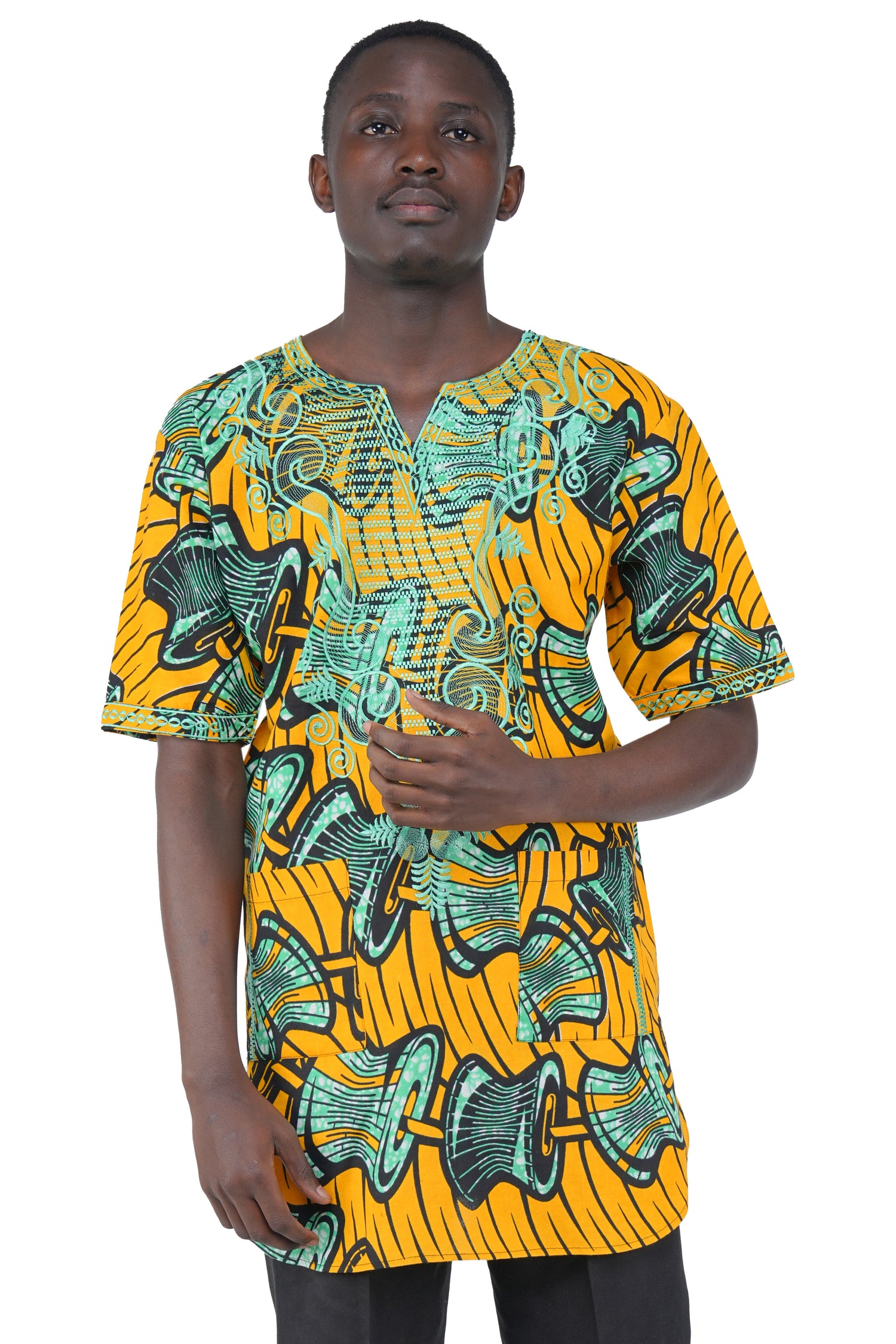 African Embroidered Men&