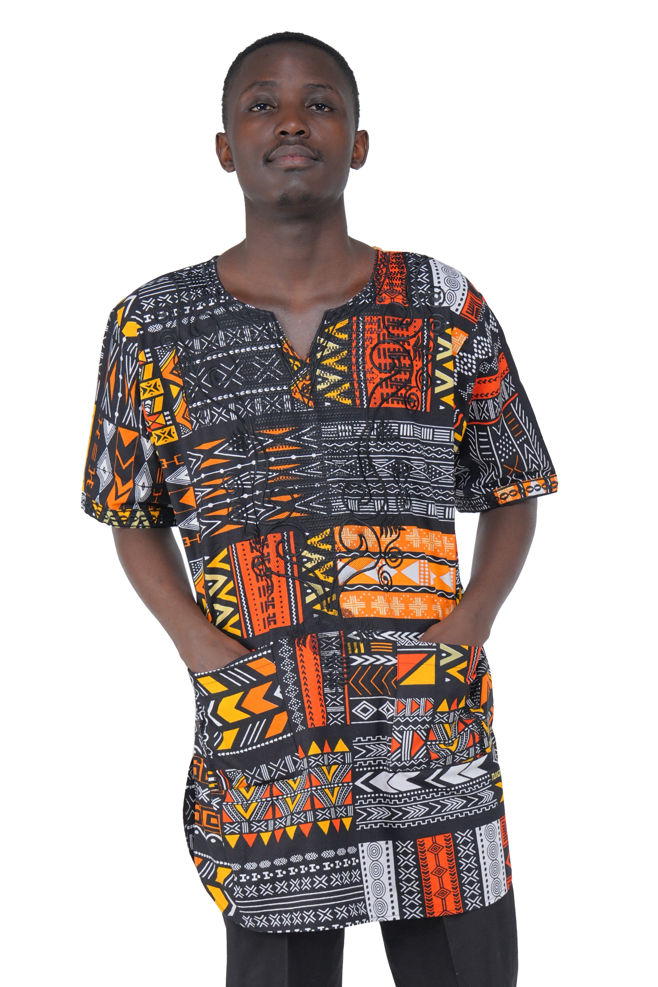 African Embroidered Men&