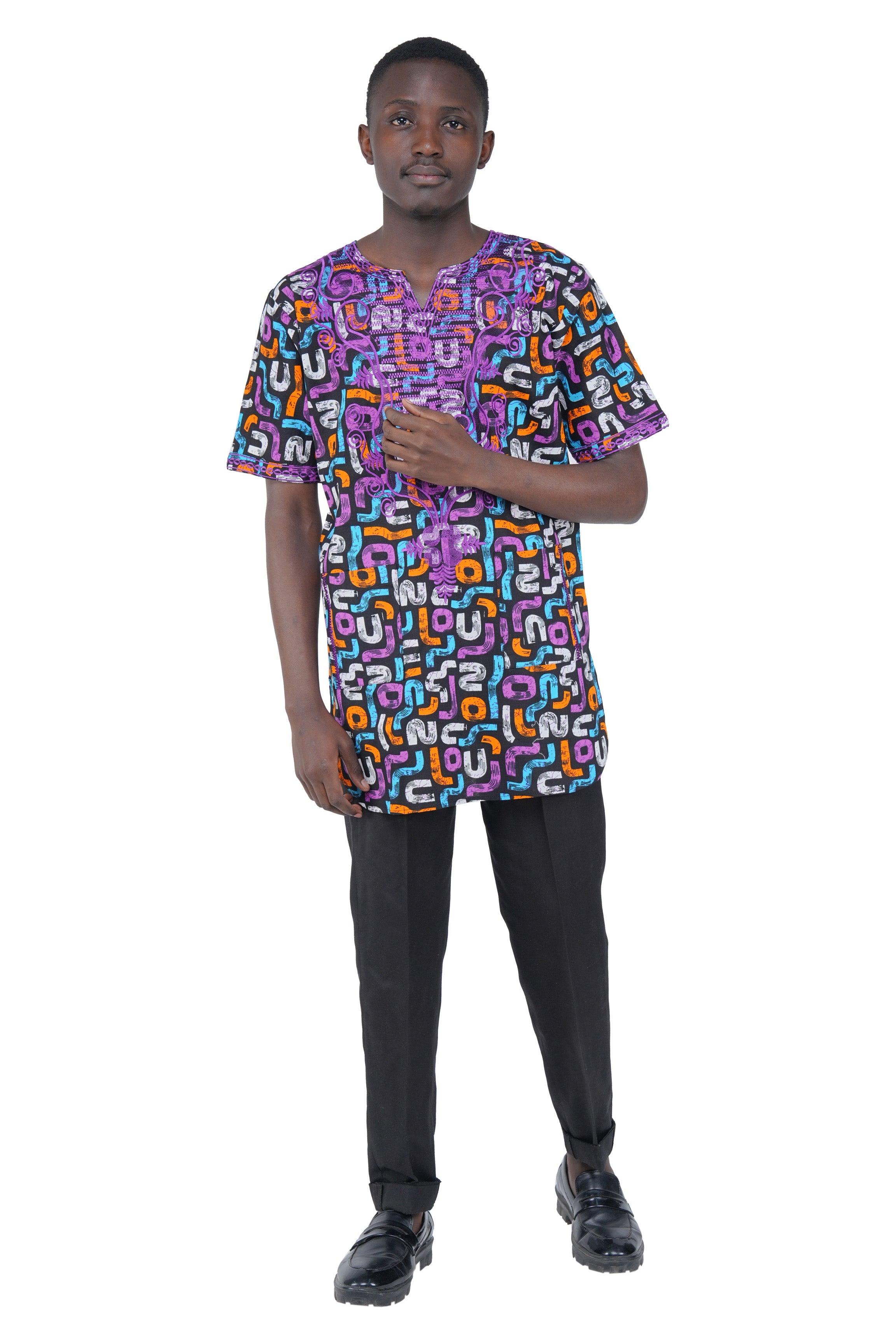 African Embroidered Men&