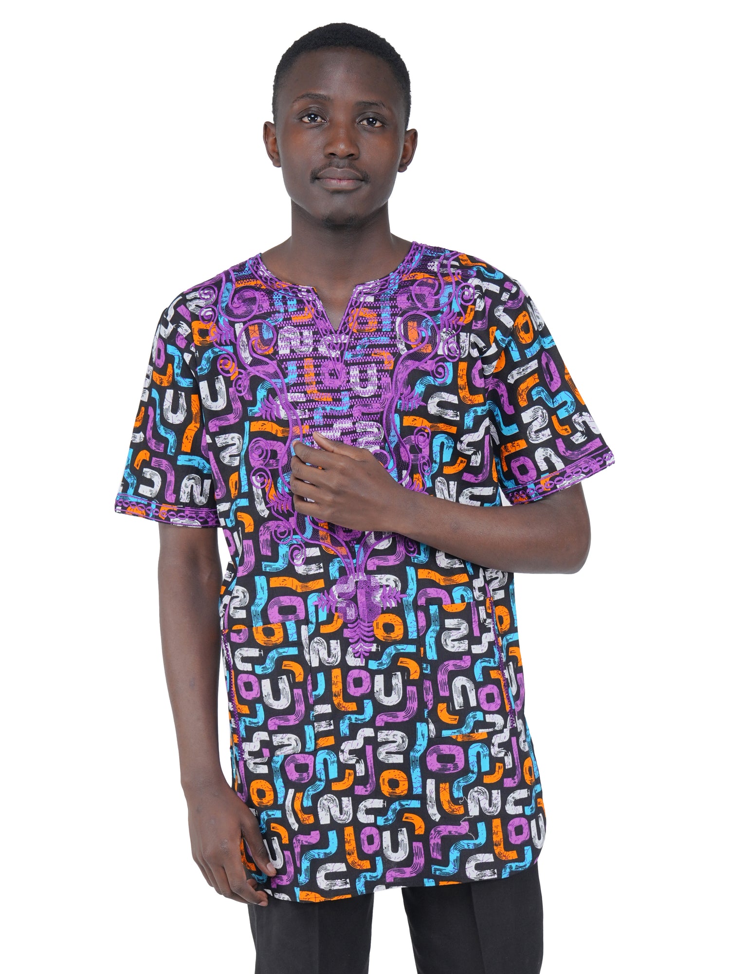 African Embroidered Men&