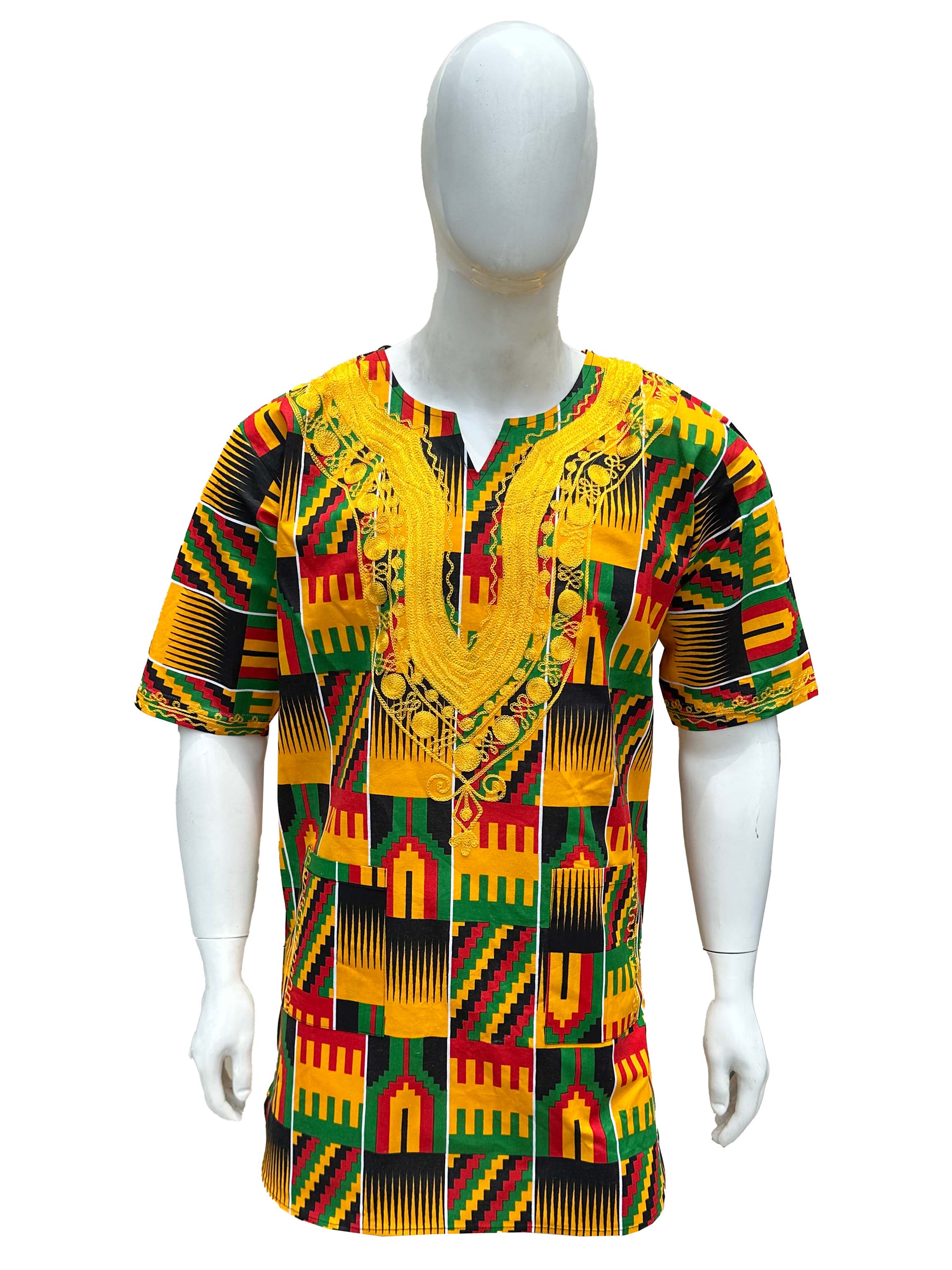 Handcrafted African embroidered men&