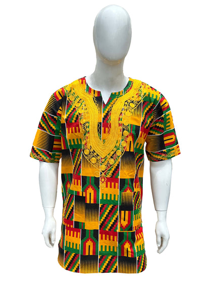 Handcrafted African embroidered men&