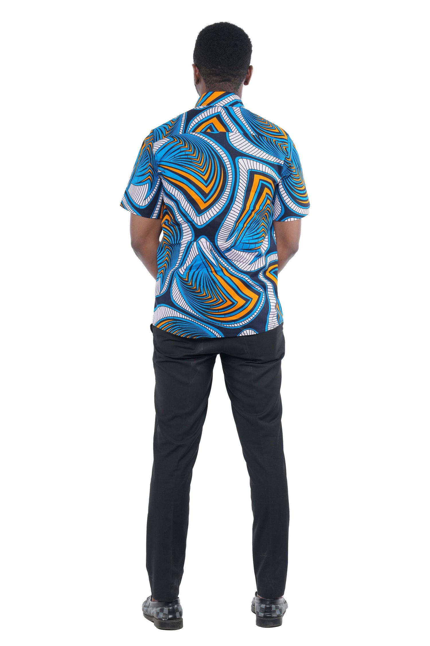 Ankara Half Sleeves Shirt For Men