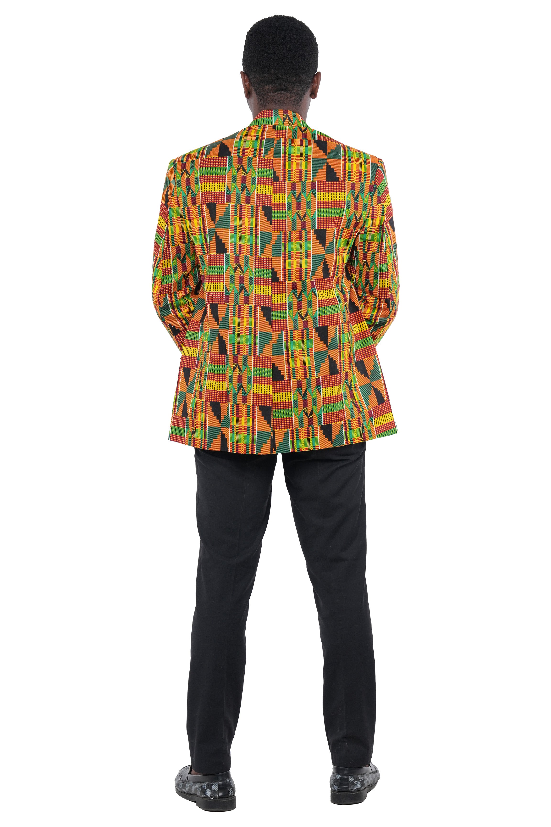 African print blazer jacket for men 100% cotton lined