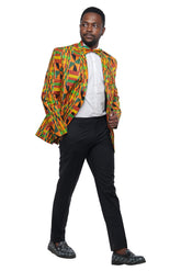 Traditional dashiki African men’s jacket slim fit