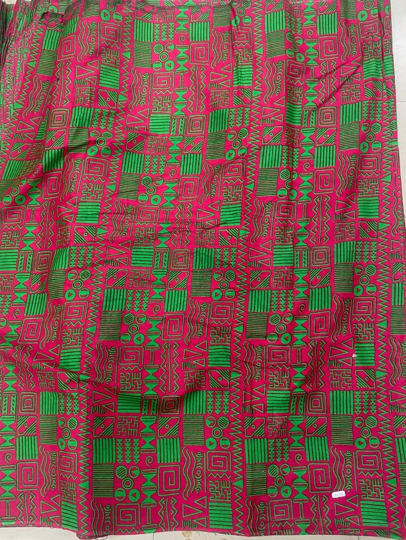 Ankara Wax Print Fabric | 6 Yards