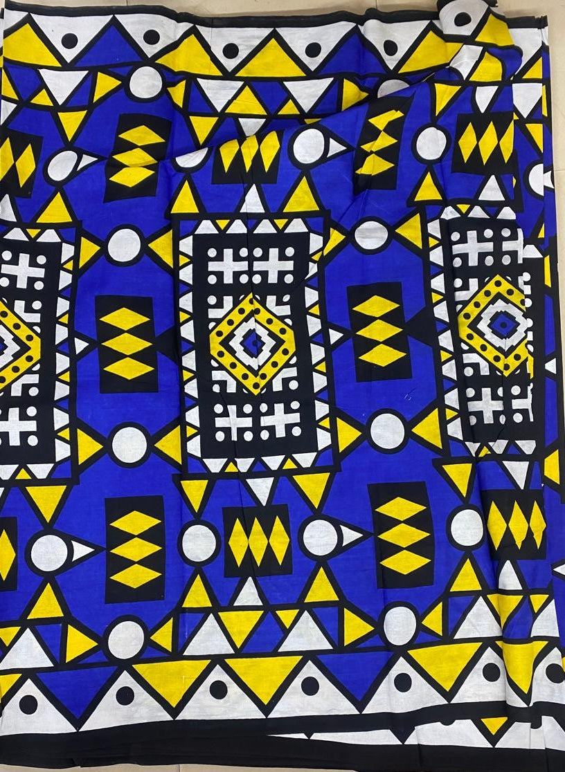 Ankara Wax Print Fabric | 6 Yards