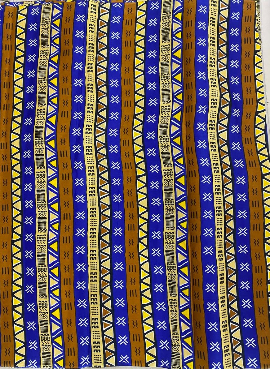 Ankara Wax Print Fabric | 6 Yards
