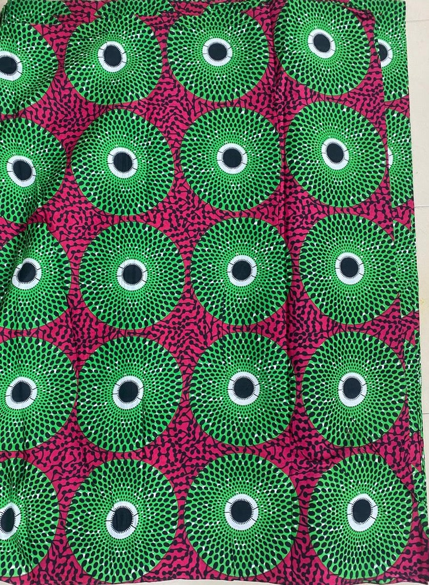 Ankara Wax Print Fabric | 6 Yards