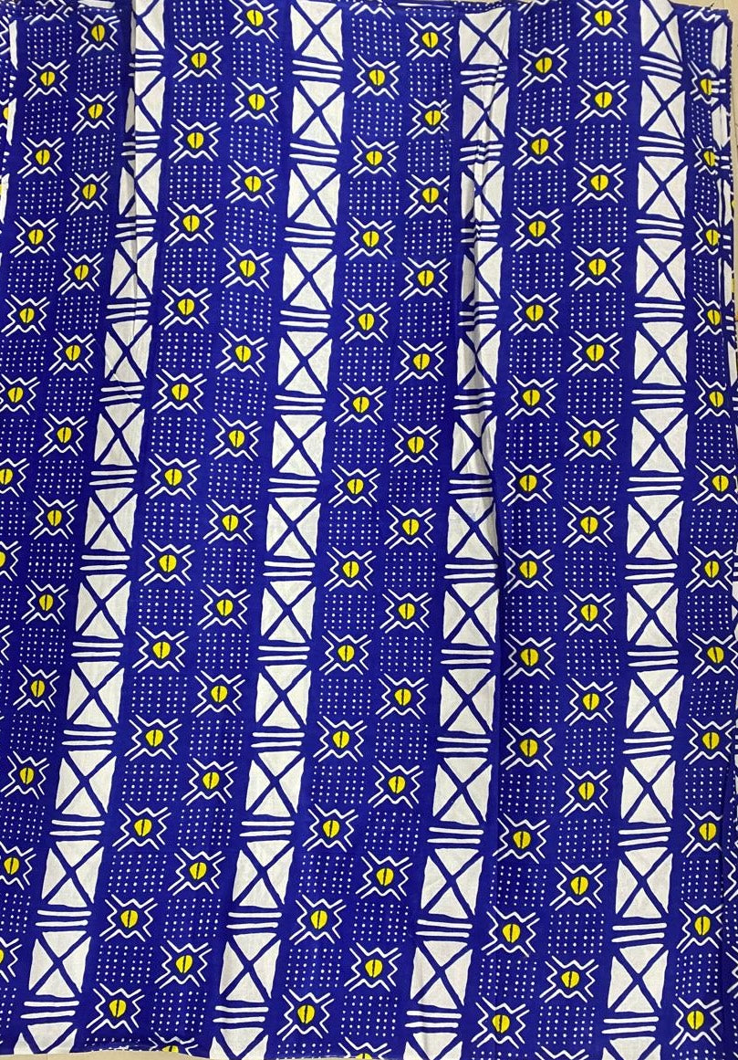 Ankara Wax Print Fabric | 6 Yards