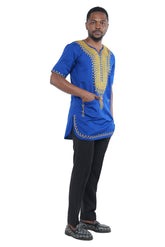 Handcrafted African embroidered men&