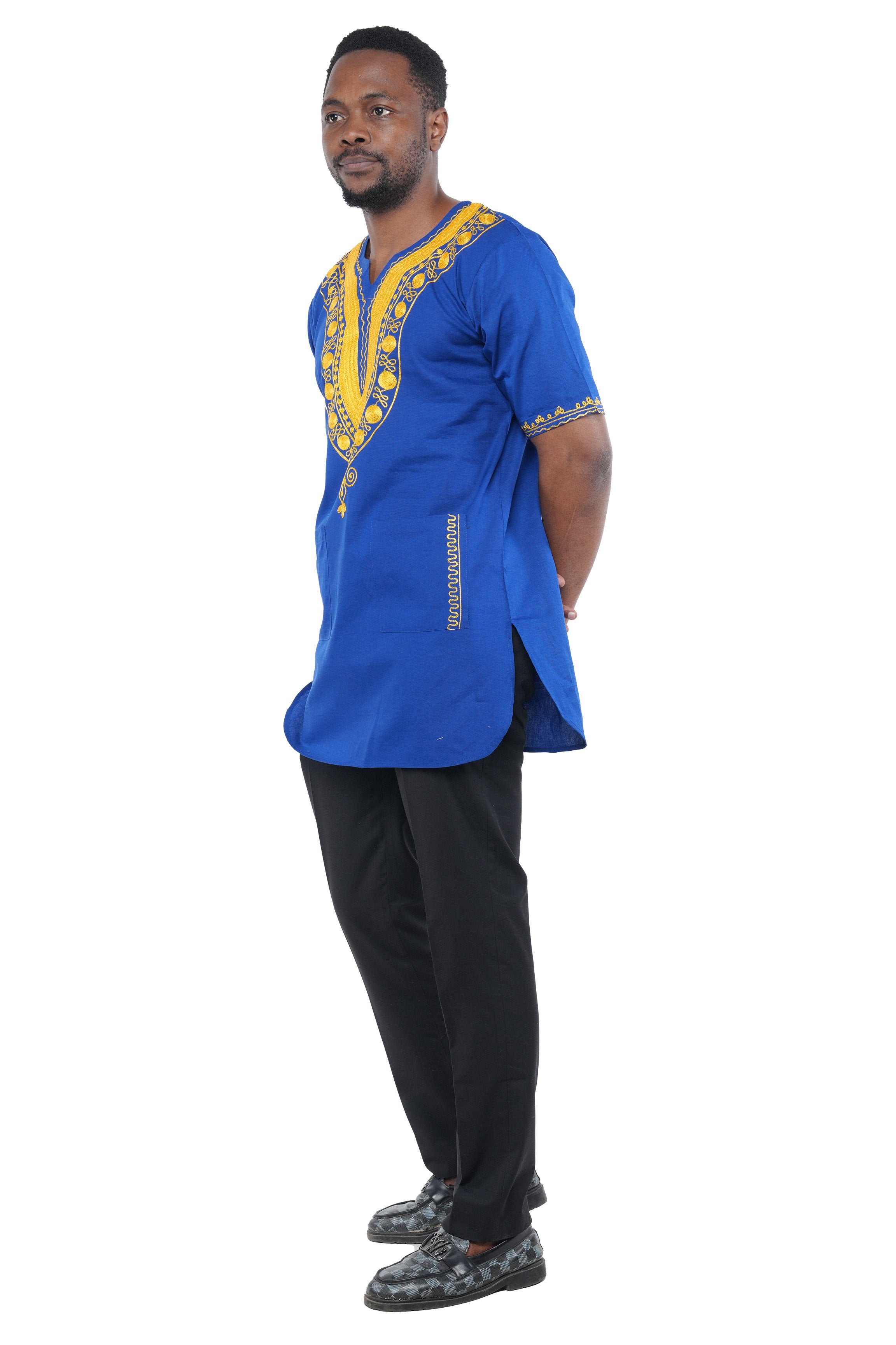 Handcrafted African embroidered men&