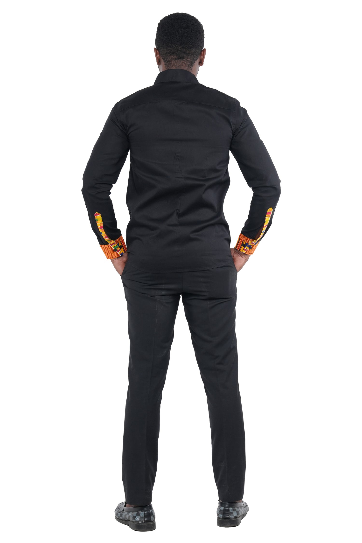 African Button Down Shirt for Men – Cotton full Sleeve Top - M–3XL