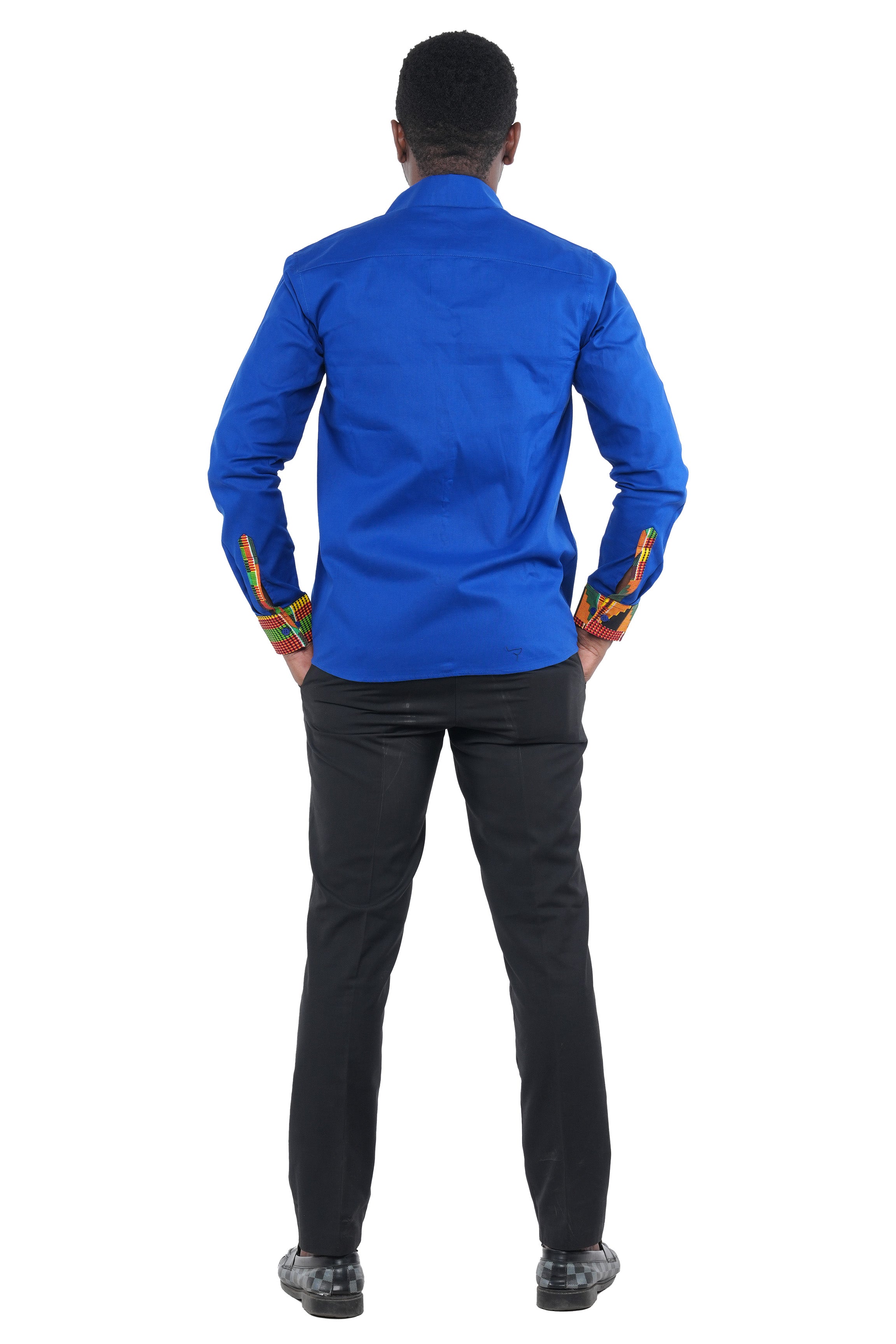 African Button Down Shirt for Men – Cotton full Sleeve Top - M–3XL