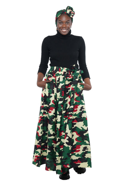 African Long Maxi Skirt