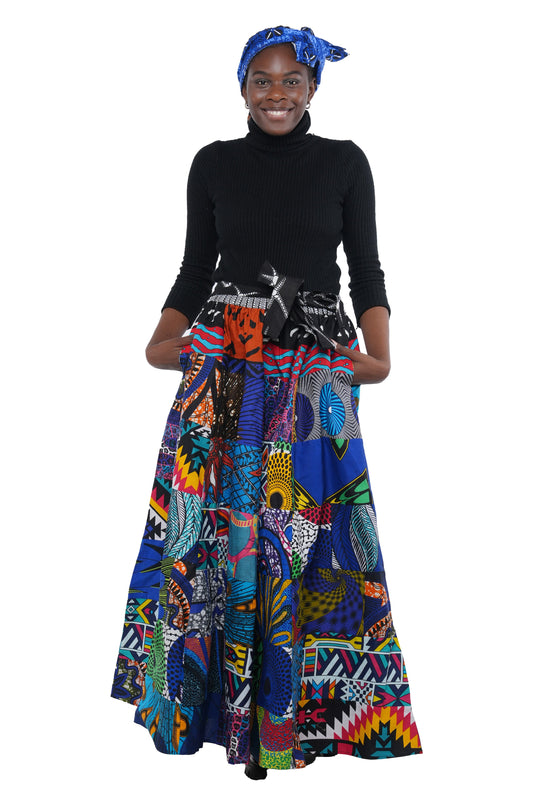African Long Maxi Skirt