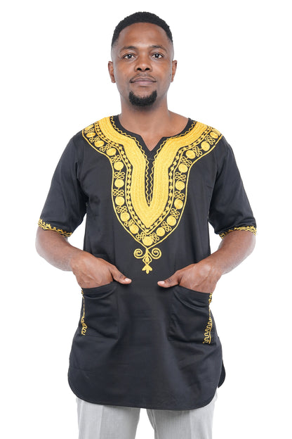 Handcrafted African embroidered men&