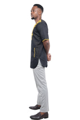 Handcrafted African embroidered men&