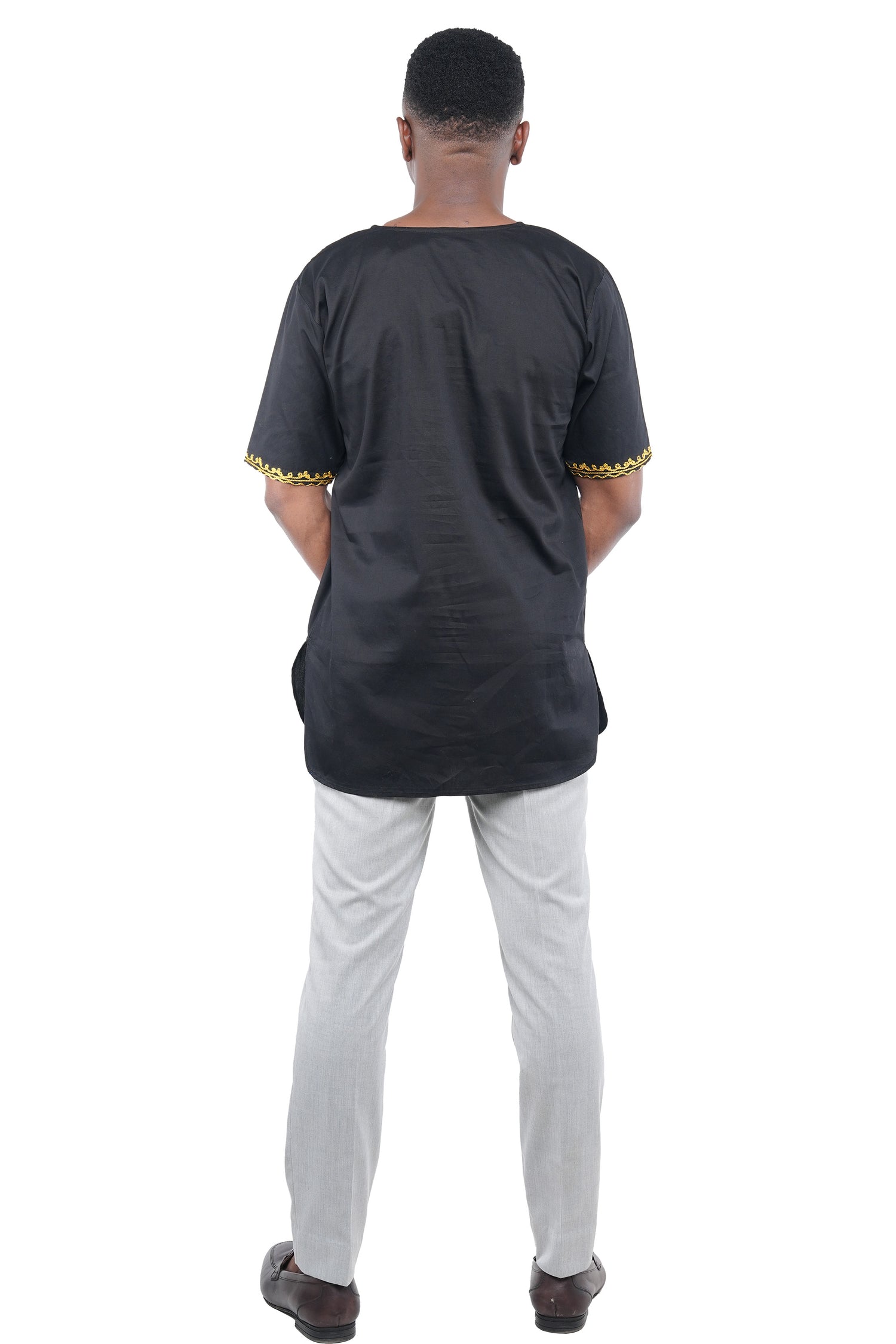 Handcrafted African embroidered men&