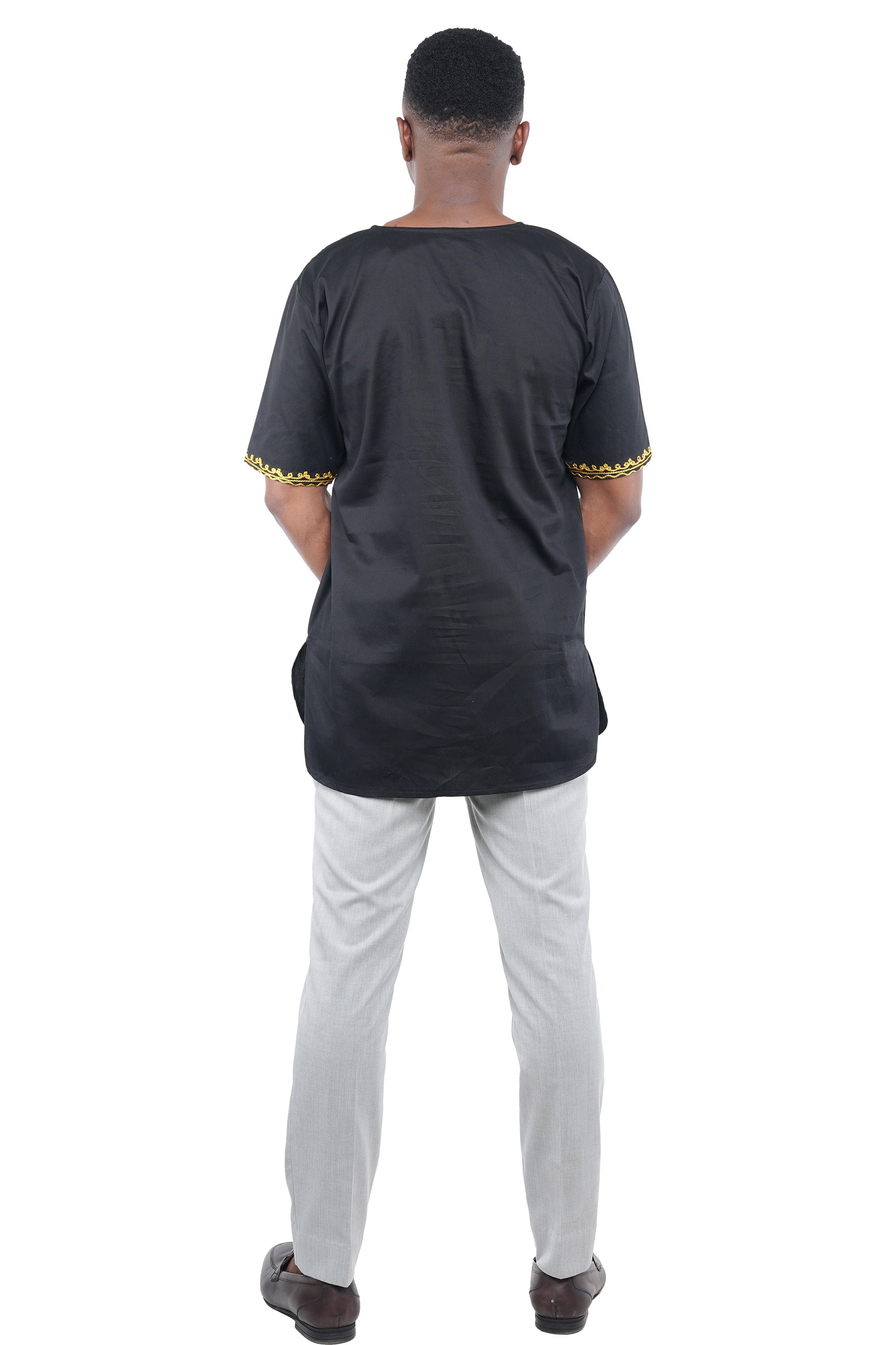 Handcrafted African embroidered men&