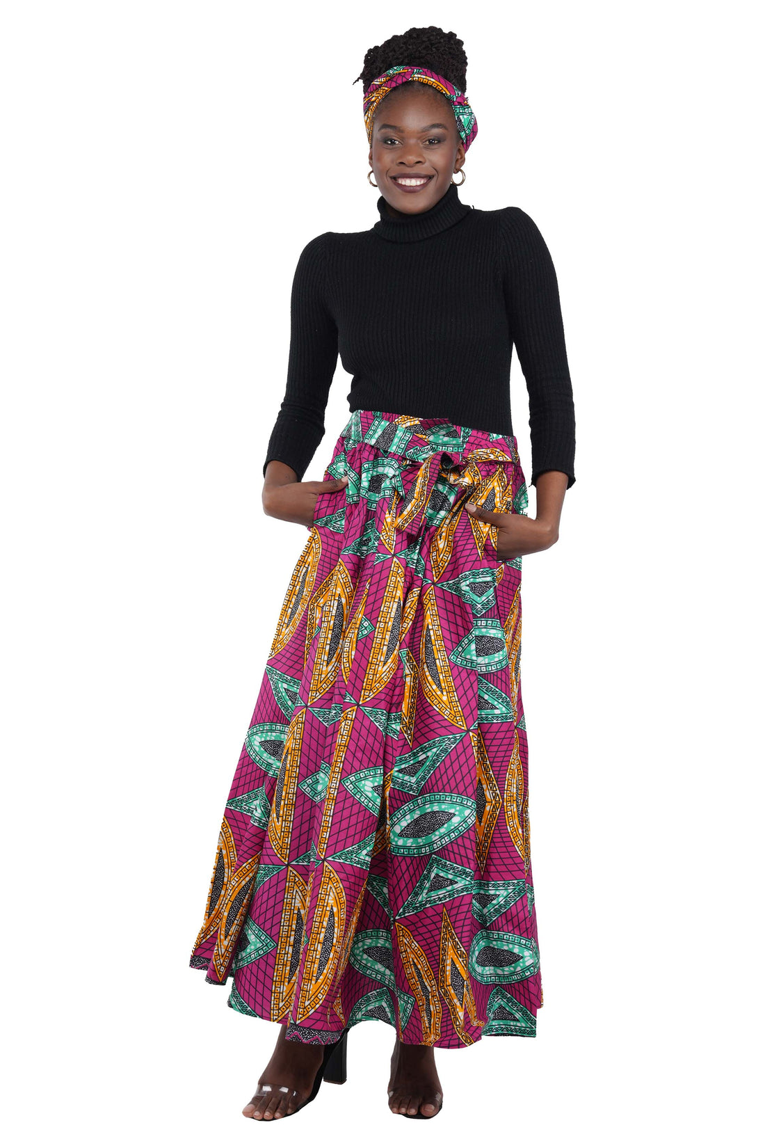 African Long Maxi Skirt