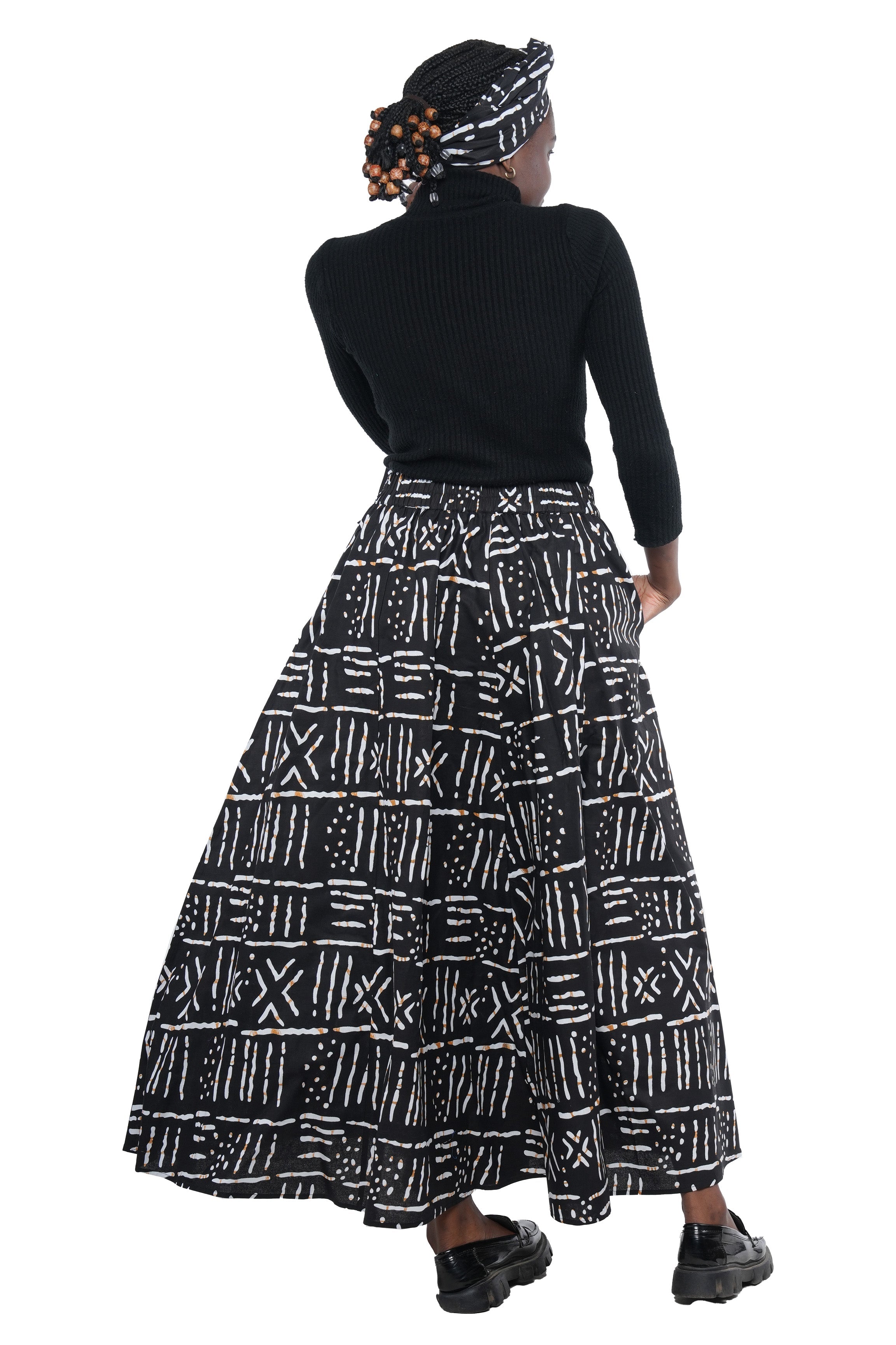 African Long Maxi Skirt