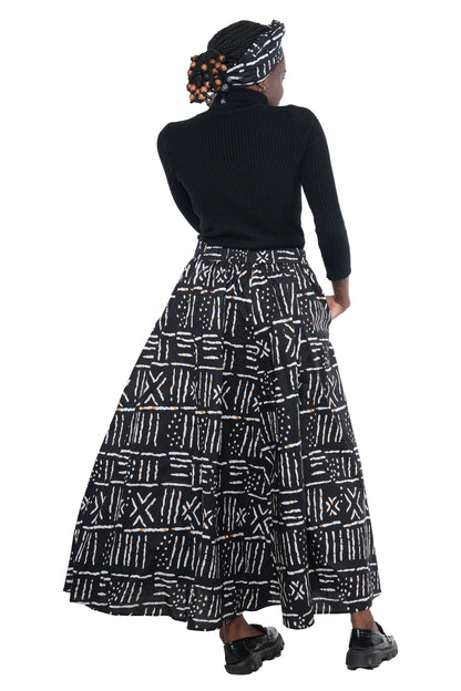 African Long Maxi Skirt