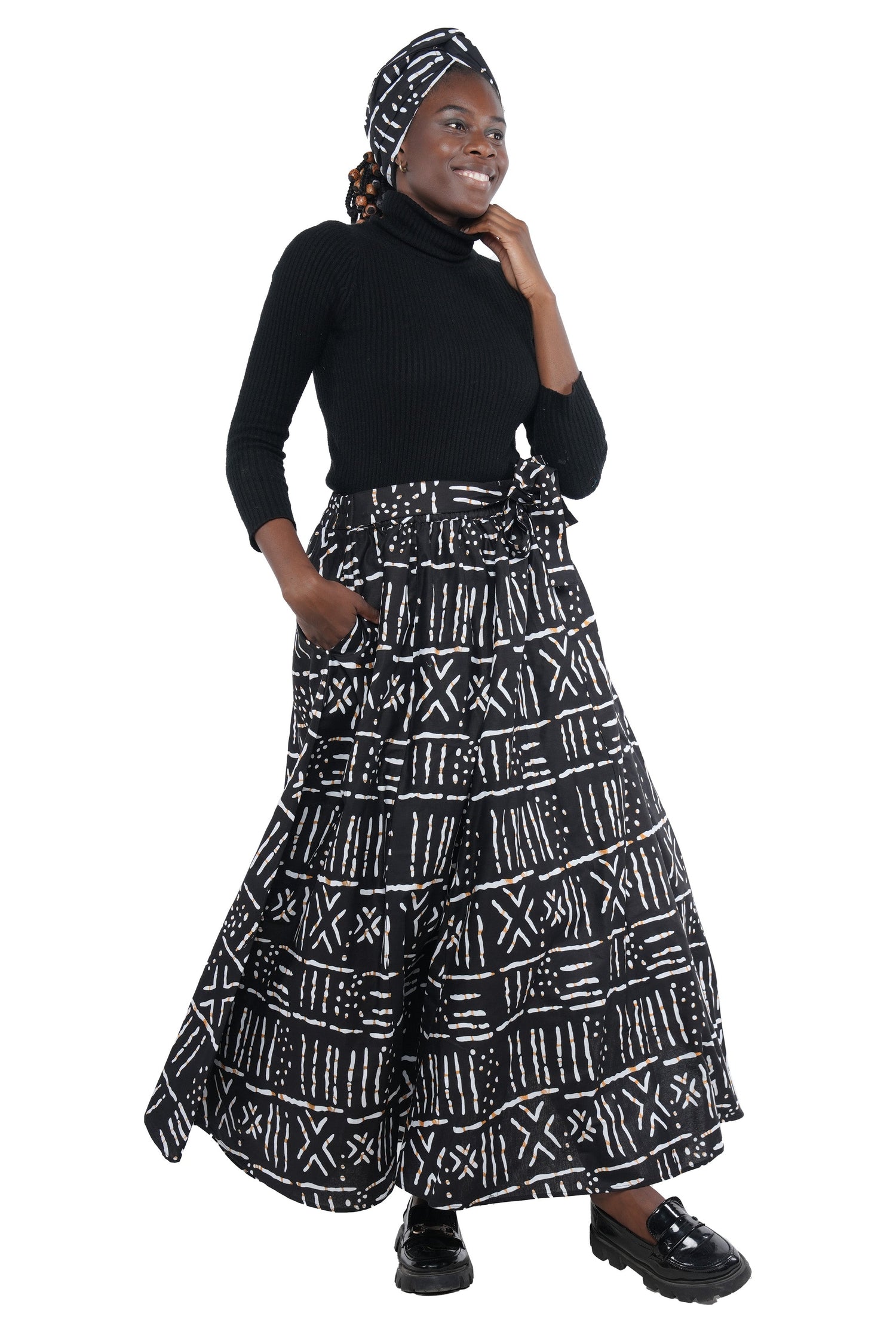 African Long Maxi Skirt