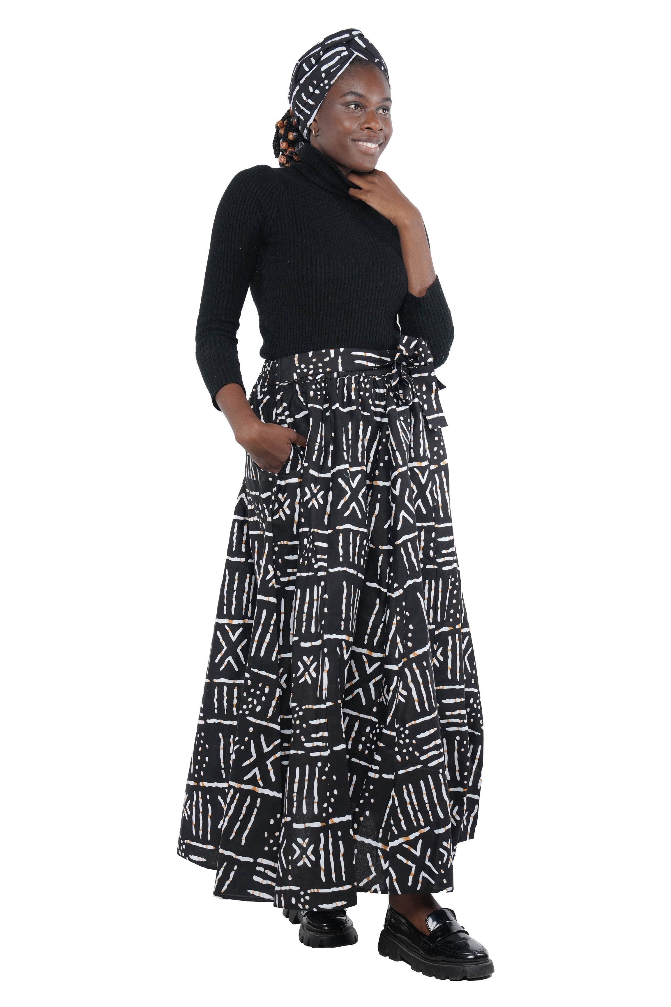 African Long Maxi Skirt