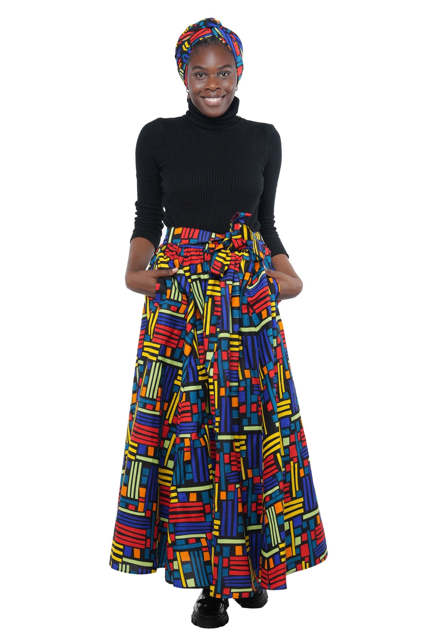 African Long Maxi Skirt