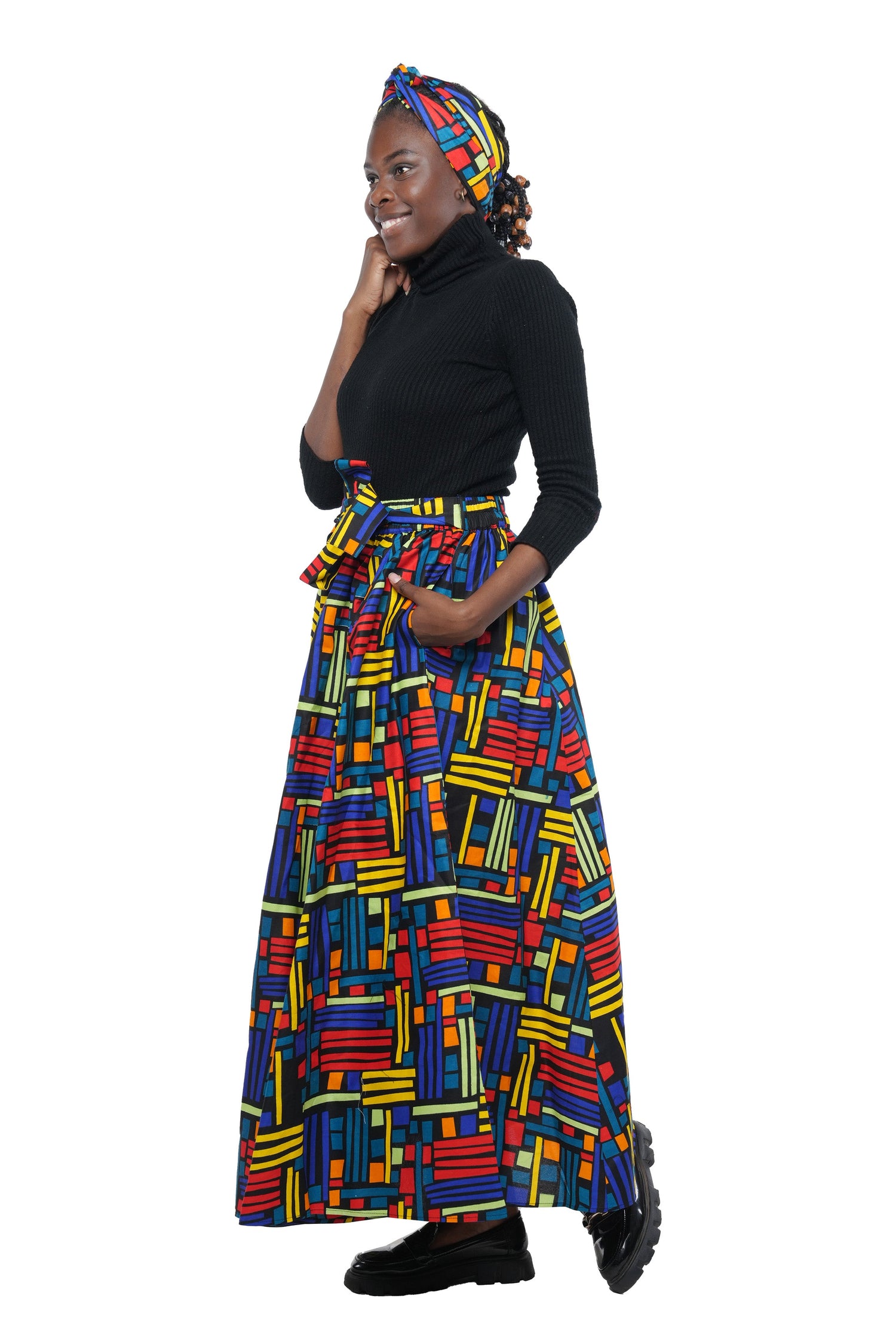 African Long Maxi Skirt