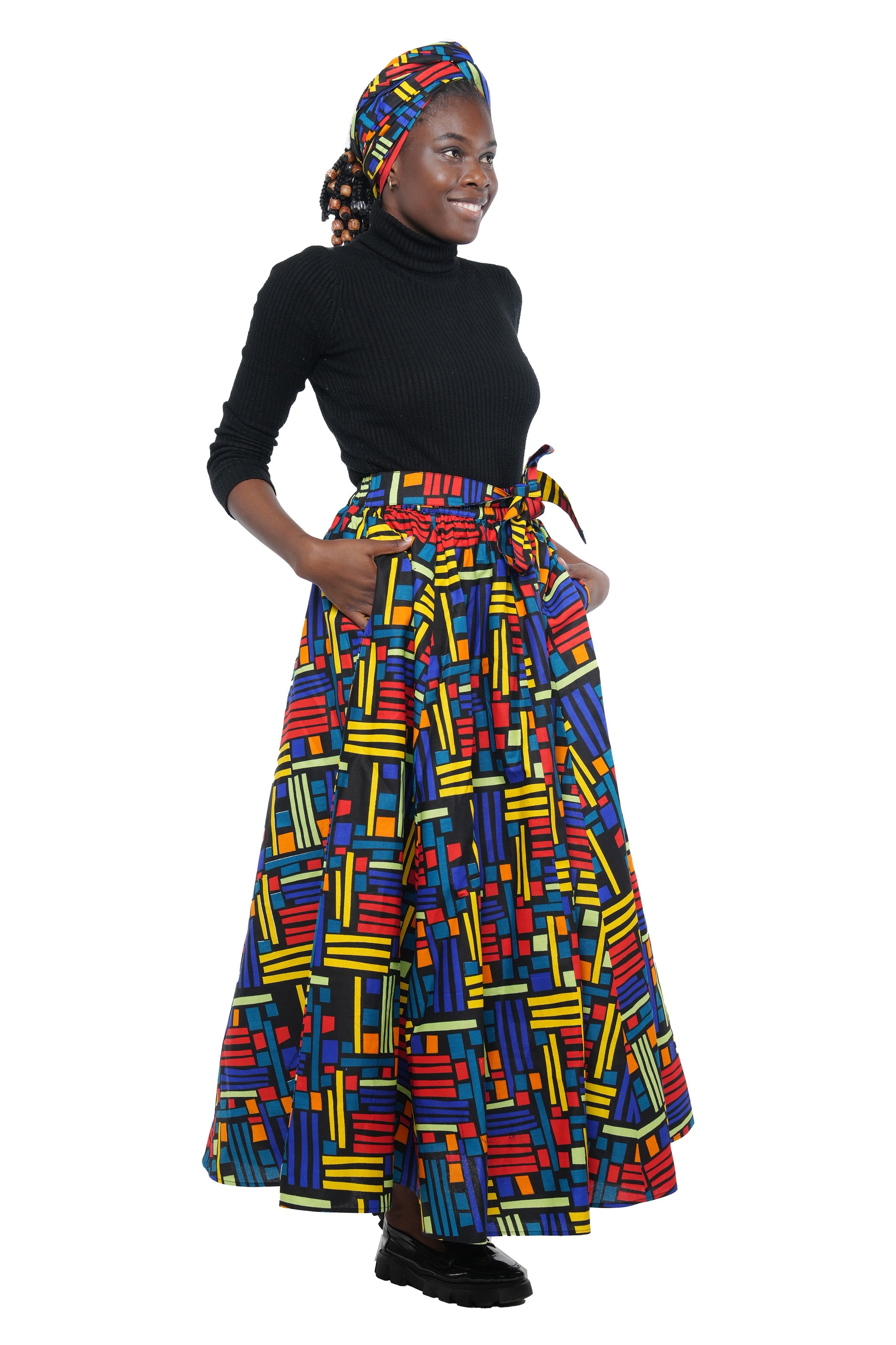 African Long Maxi Skirt