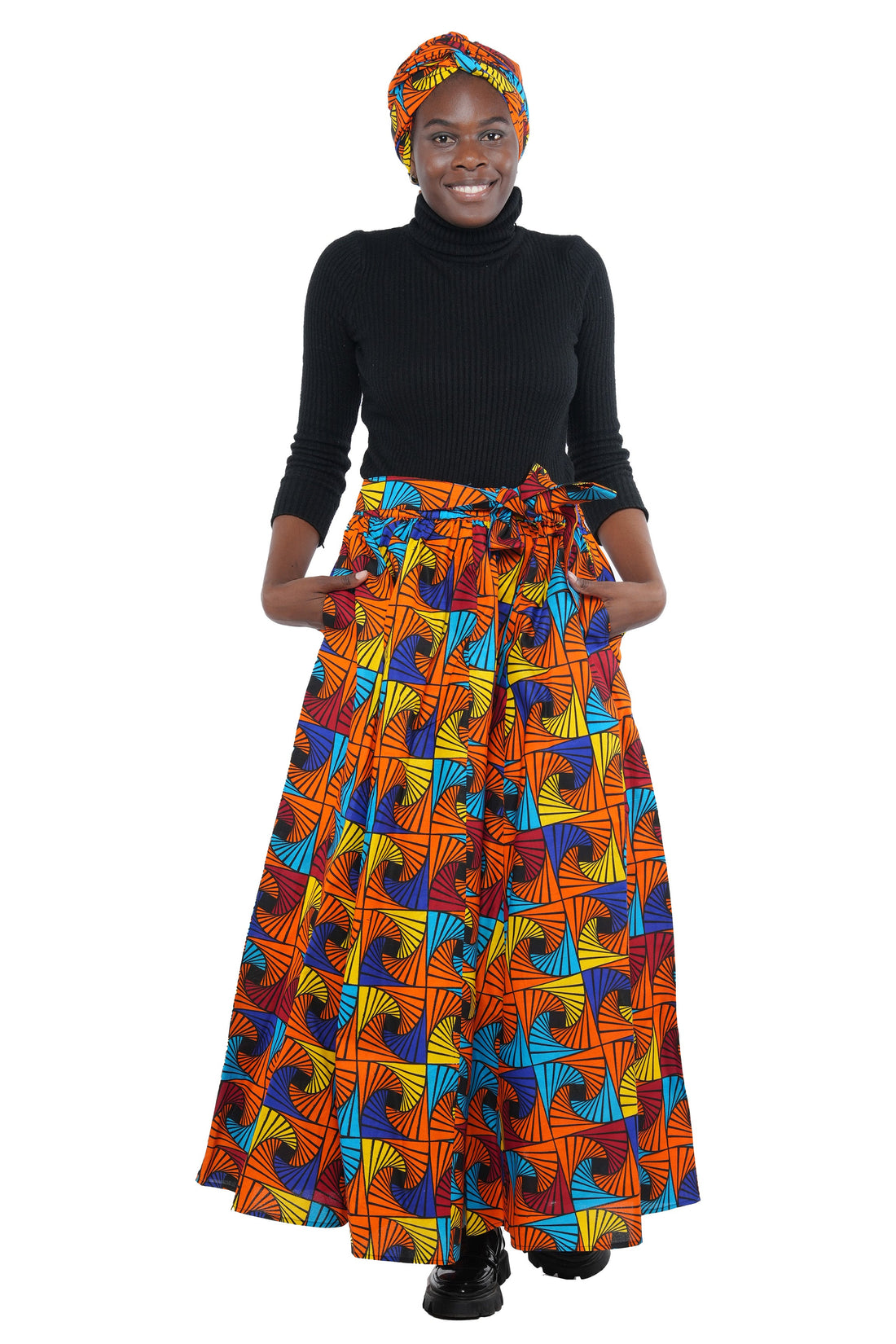 African Long Maxi Skirt