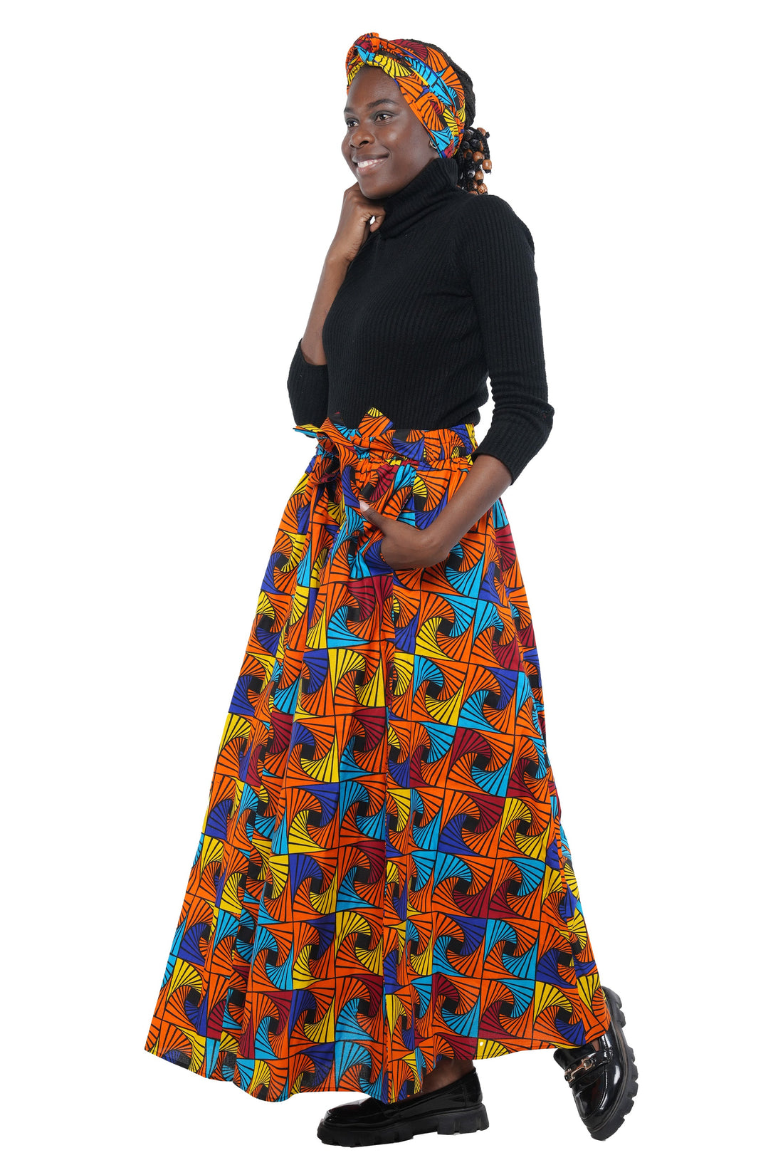 African Long Maxi Skirt