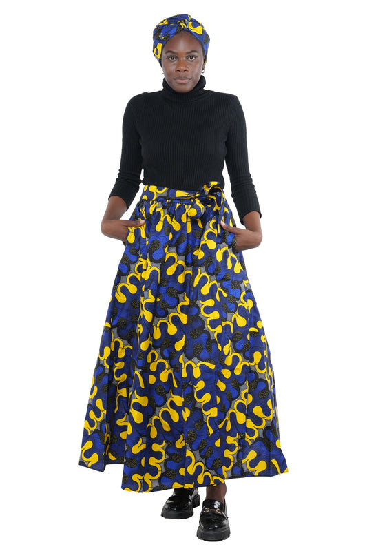 African Long Maxi Skirt