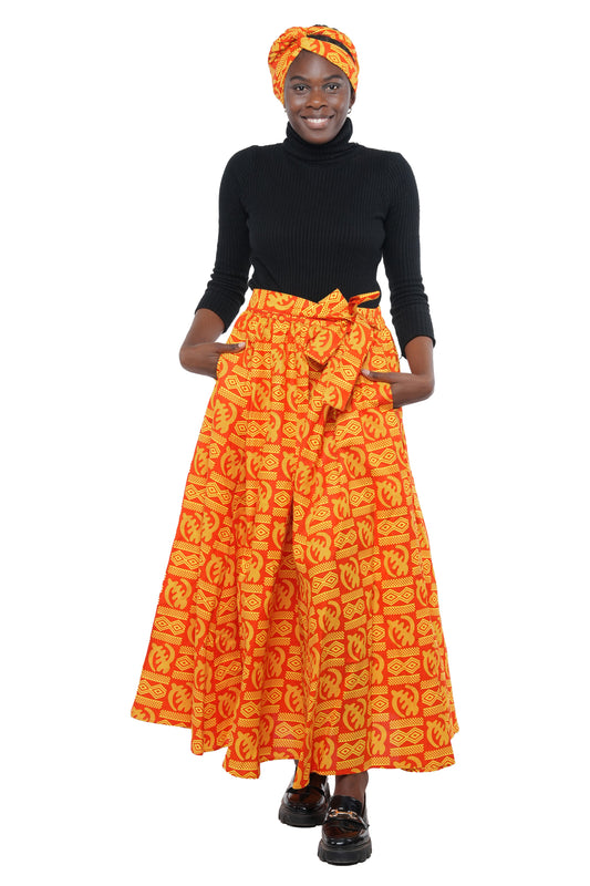 African Long Maxi Skirt