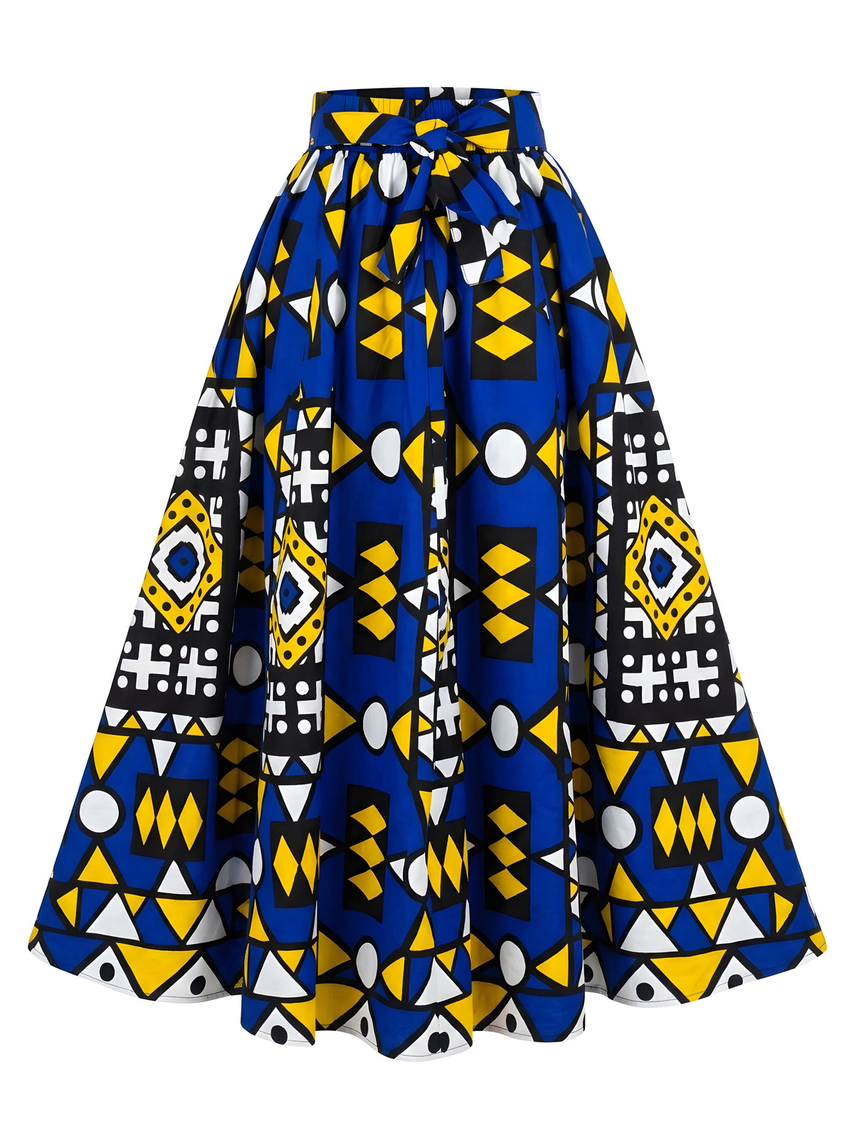 African Print Maxi Skirt for Women | Matching Headwrap | One Size