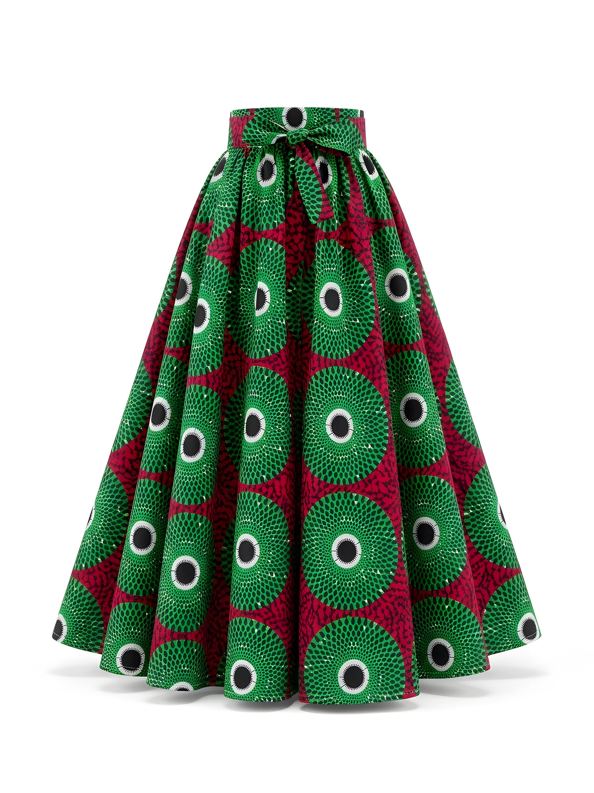 African Print Maxi Skirt for Women | Matching Headwrap | One Size
