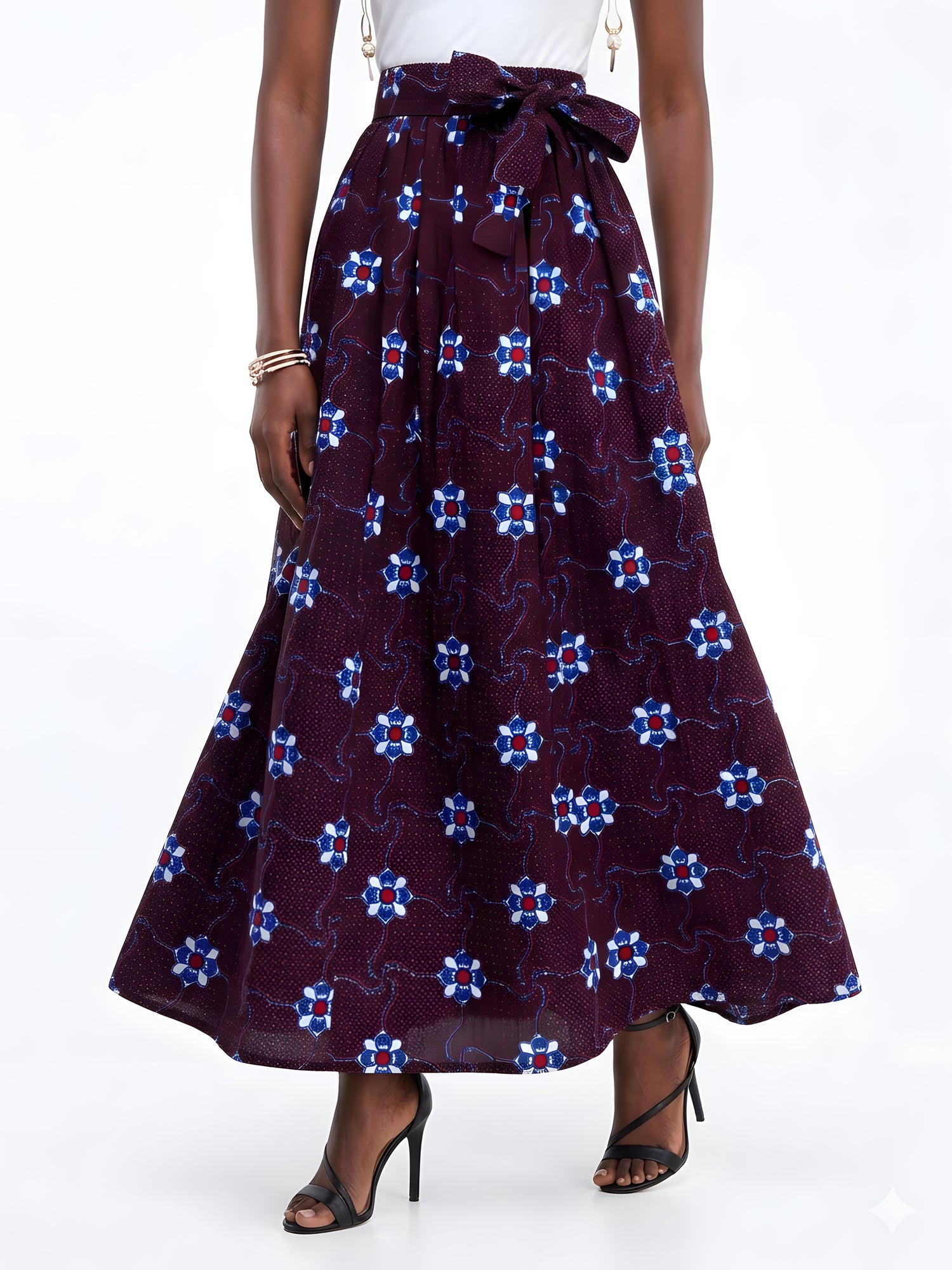 African Long Maxi Skirt | One Size