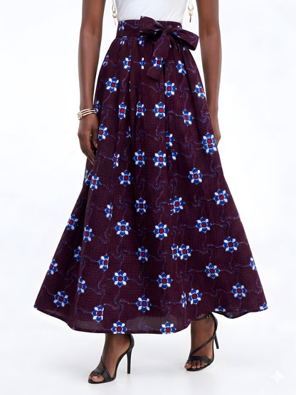African Long Maxi Skirt | One Size