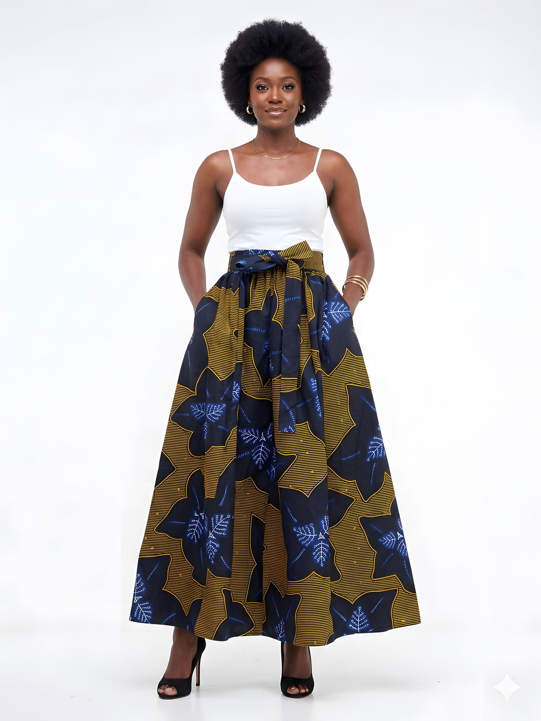 African Long Maxi Skirt | One Size