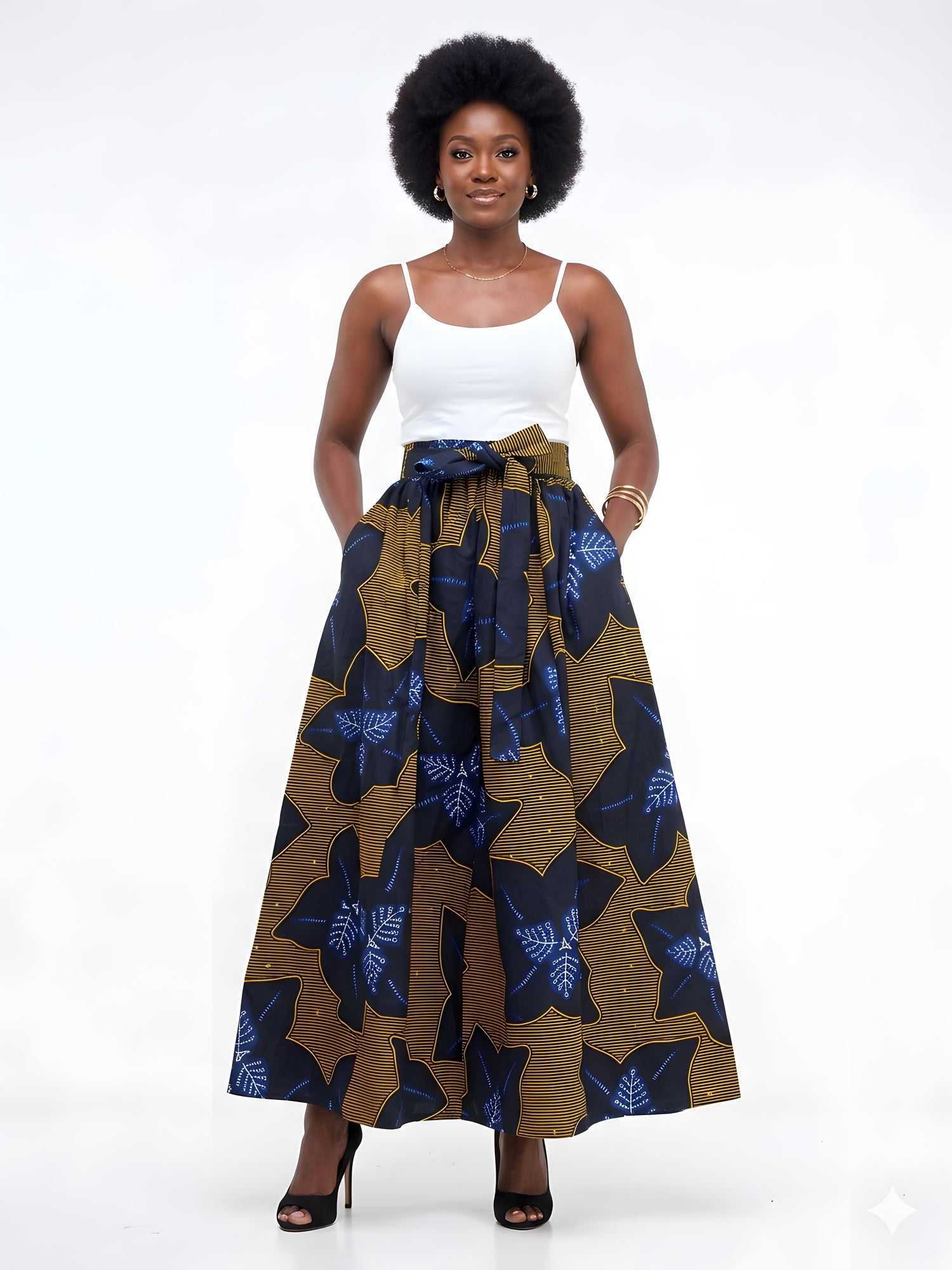 African Long Maxi Skirt | One Size